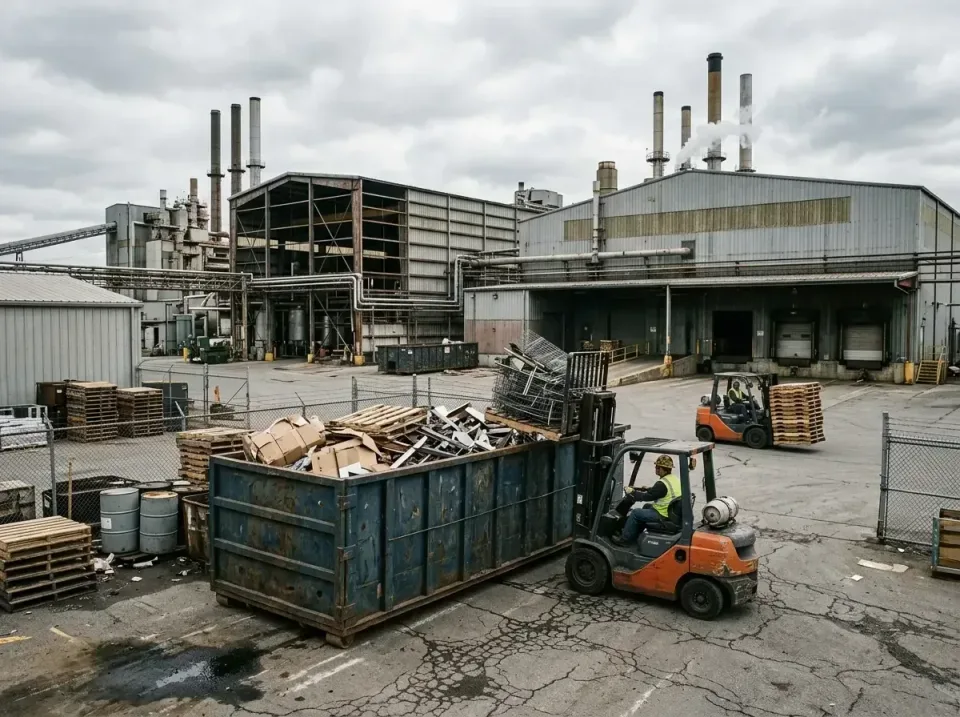 industrial-factory-scrap-conta-003 — frequently asked questions, Cheap Roll-off Dumpster Rentals in Edwardsville, PA